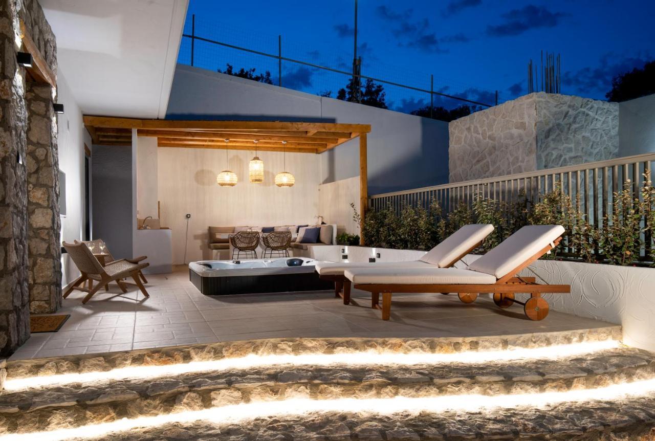 Lithos Luxury Villa Archangelos  Buitenkant foto