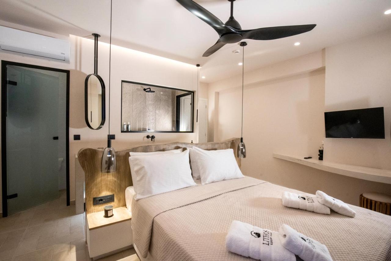 Lithos Luxury Villa Archangelos  Buitenkant foto
