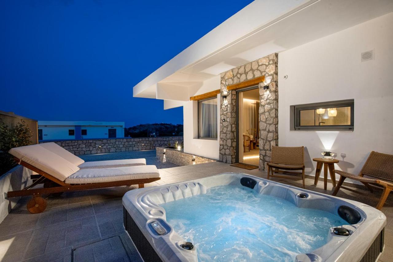 Lithos Luxury Villa Archangelos  Buitenkant foto