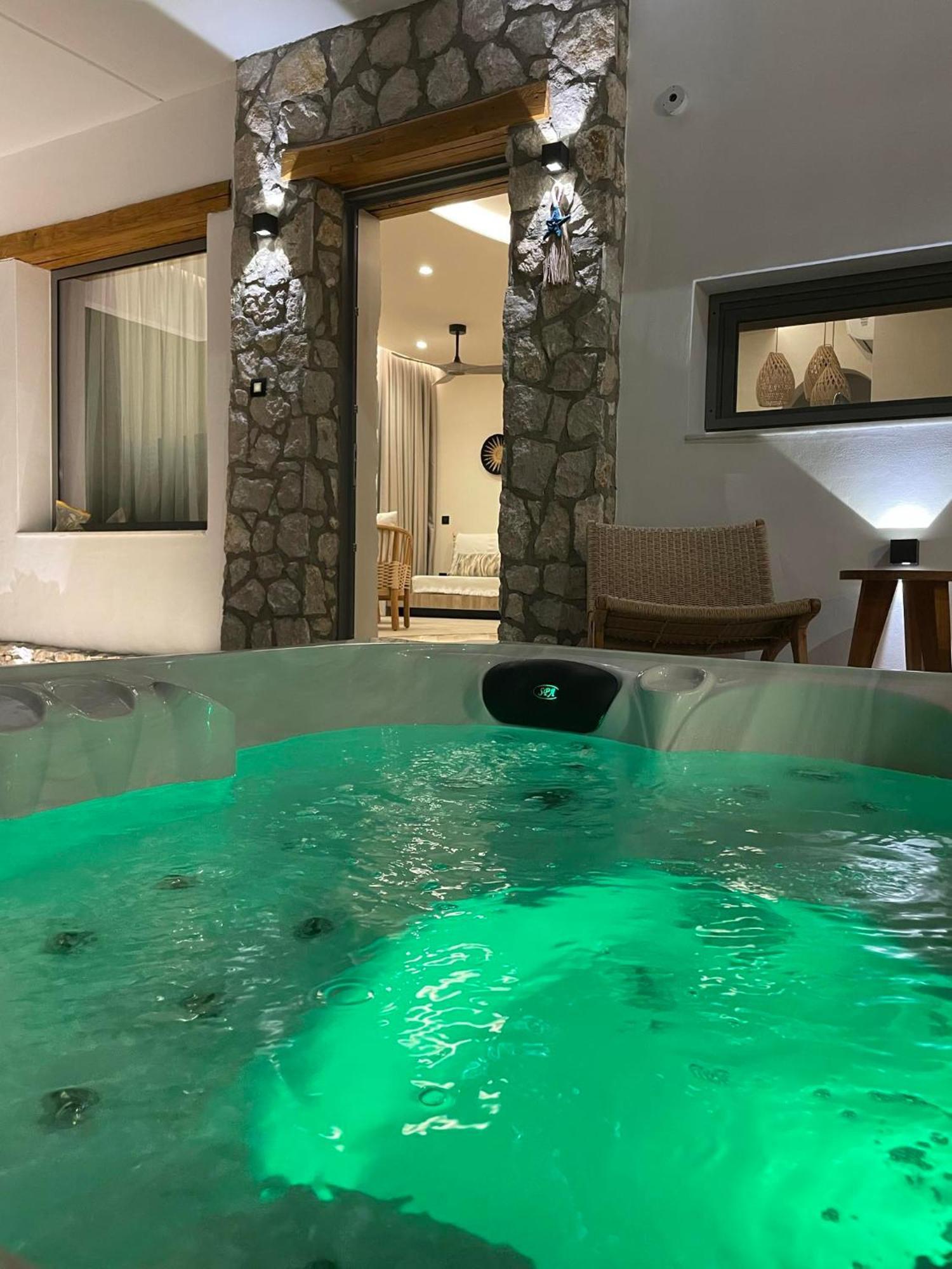 Lithos Luxury Villa Archangelos  Buitenkant foto
